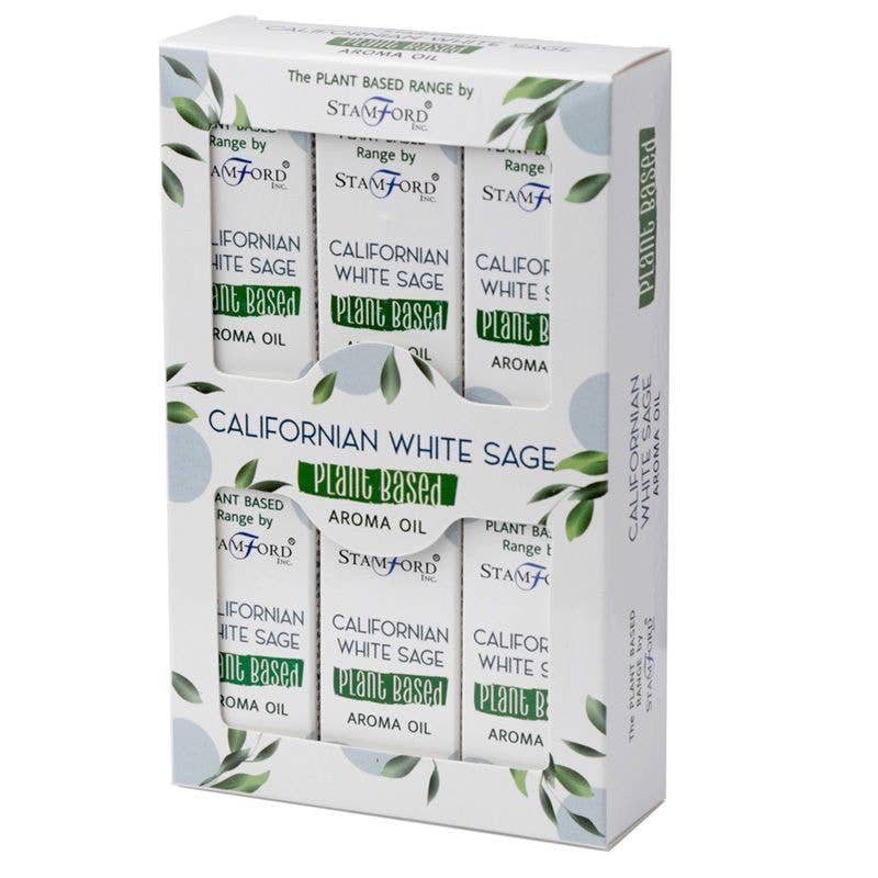 Pack of 6 Plant Based Aroma Oil - Californian White Sage