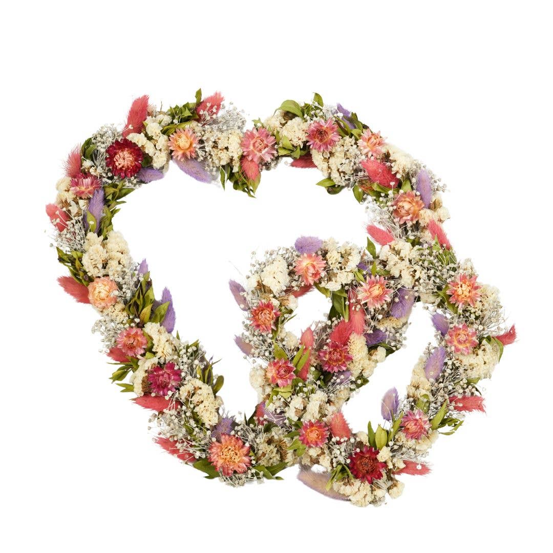 Droogbloemenkrans - Hart