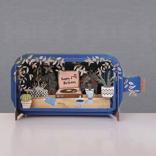 Message in a Bottle Pop Up Card - mib182