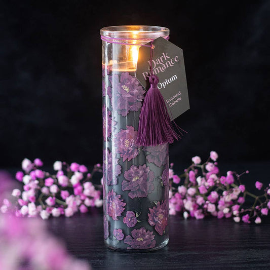 Dark Romance Mohn Duftkerze im Glas