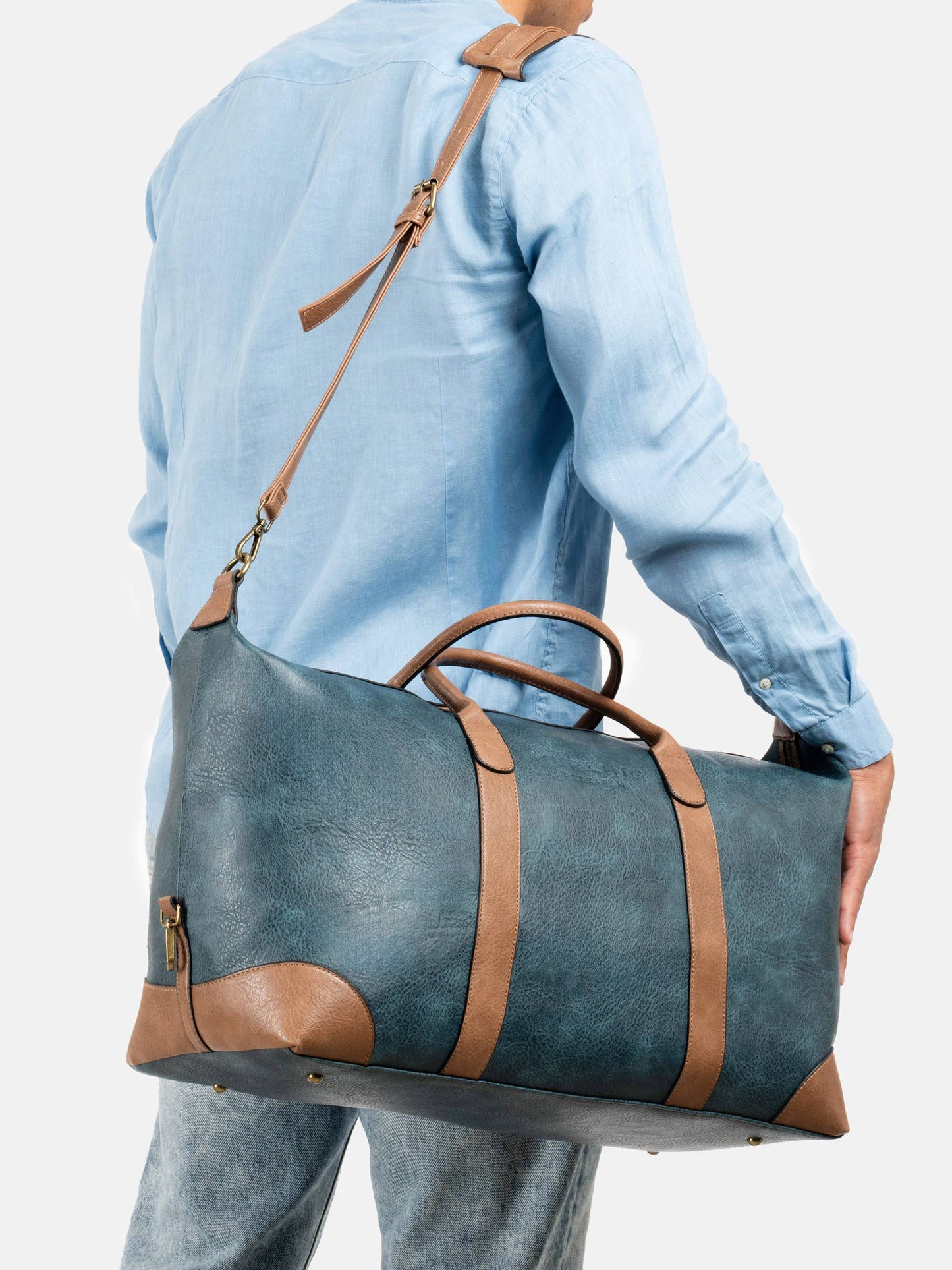 FROST - Travel bag: PEWTER GREEN