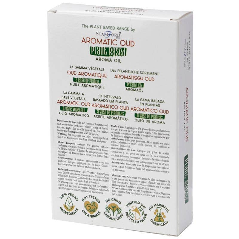 Pack of 6 Plant Based Aroma Oil - Aromatic Oud