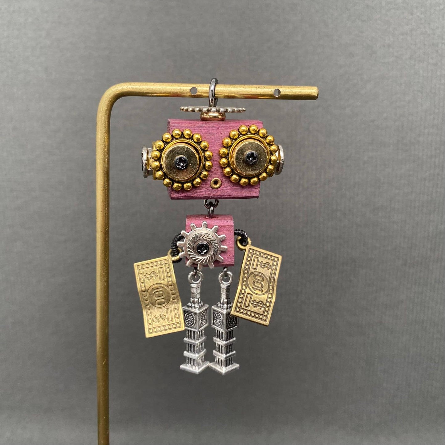 Multiple Styles Handmade Robot Charm Necklace - MIO68929