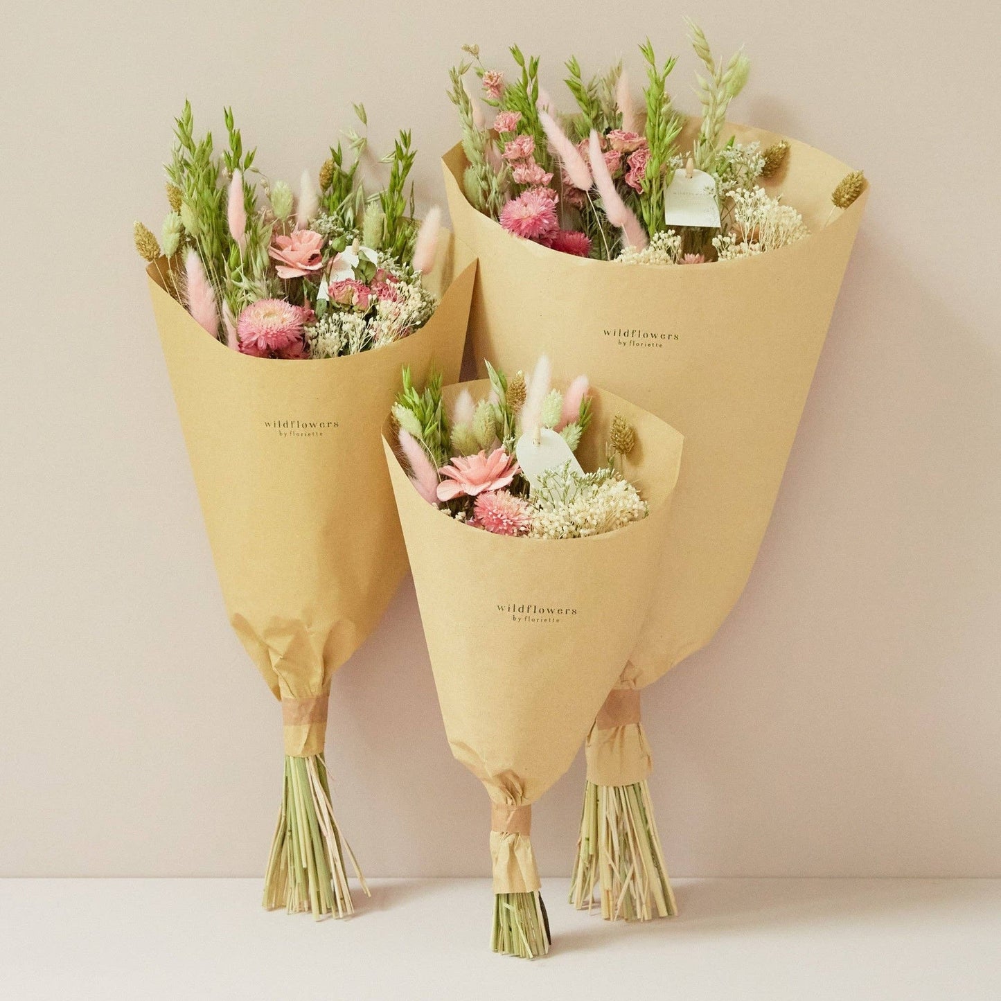 Dried Flowers - Field bouquet - Pink Elegance - Mother’s Day Favorite