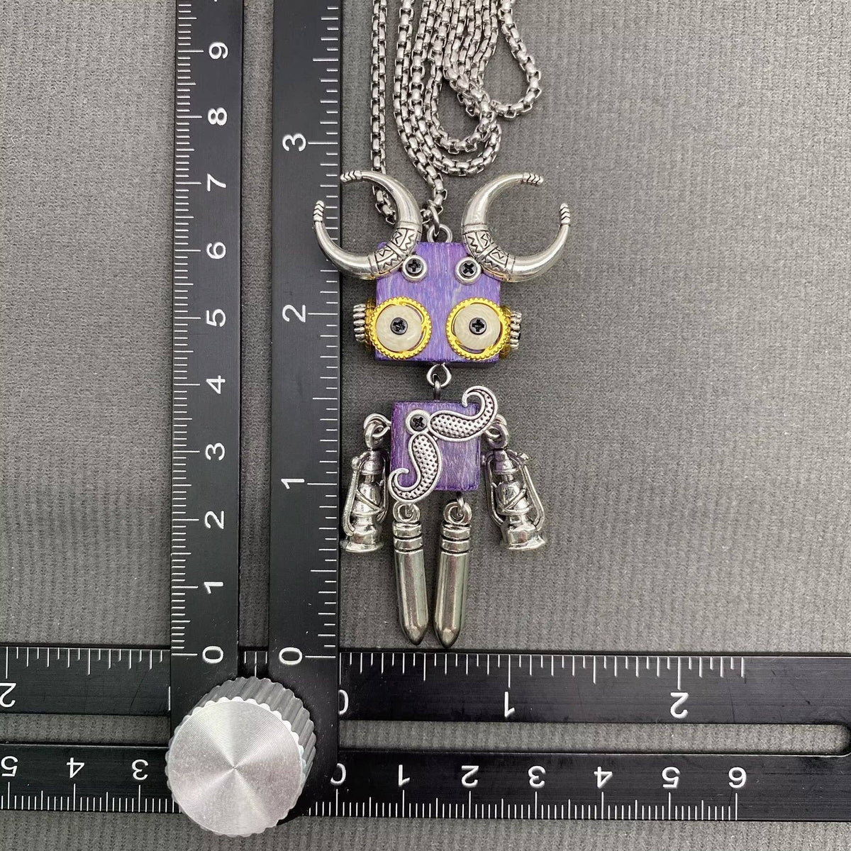 Multiple Styles Handmade Robot Charm Necklace - MIO72916
