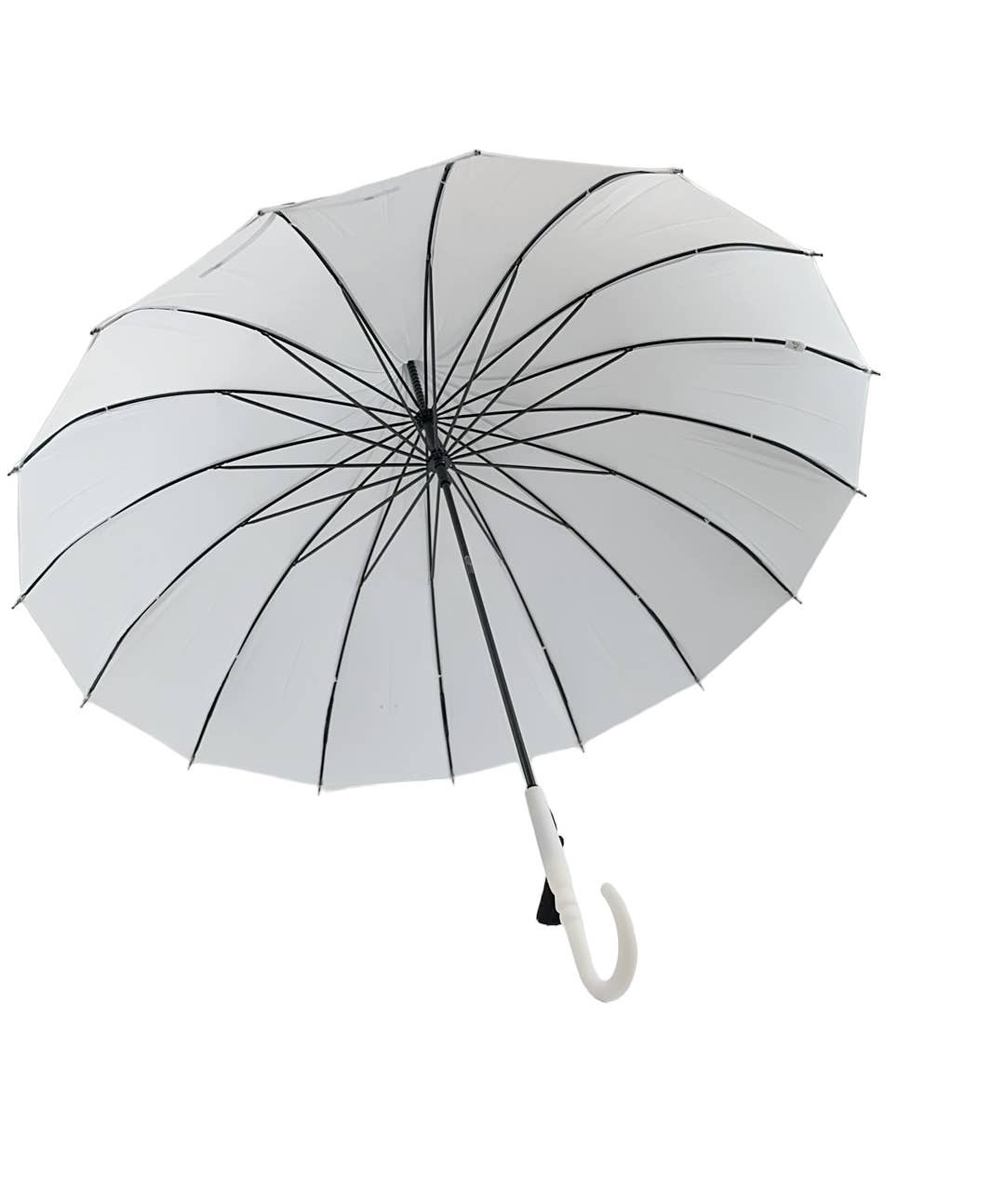 Boutique Classic Pagoda Umbrella in White
