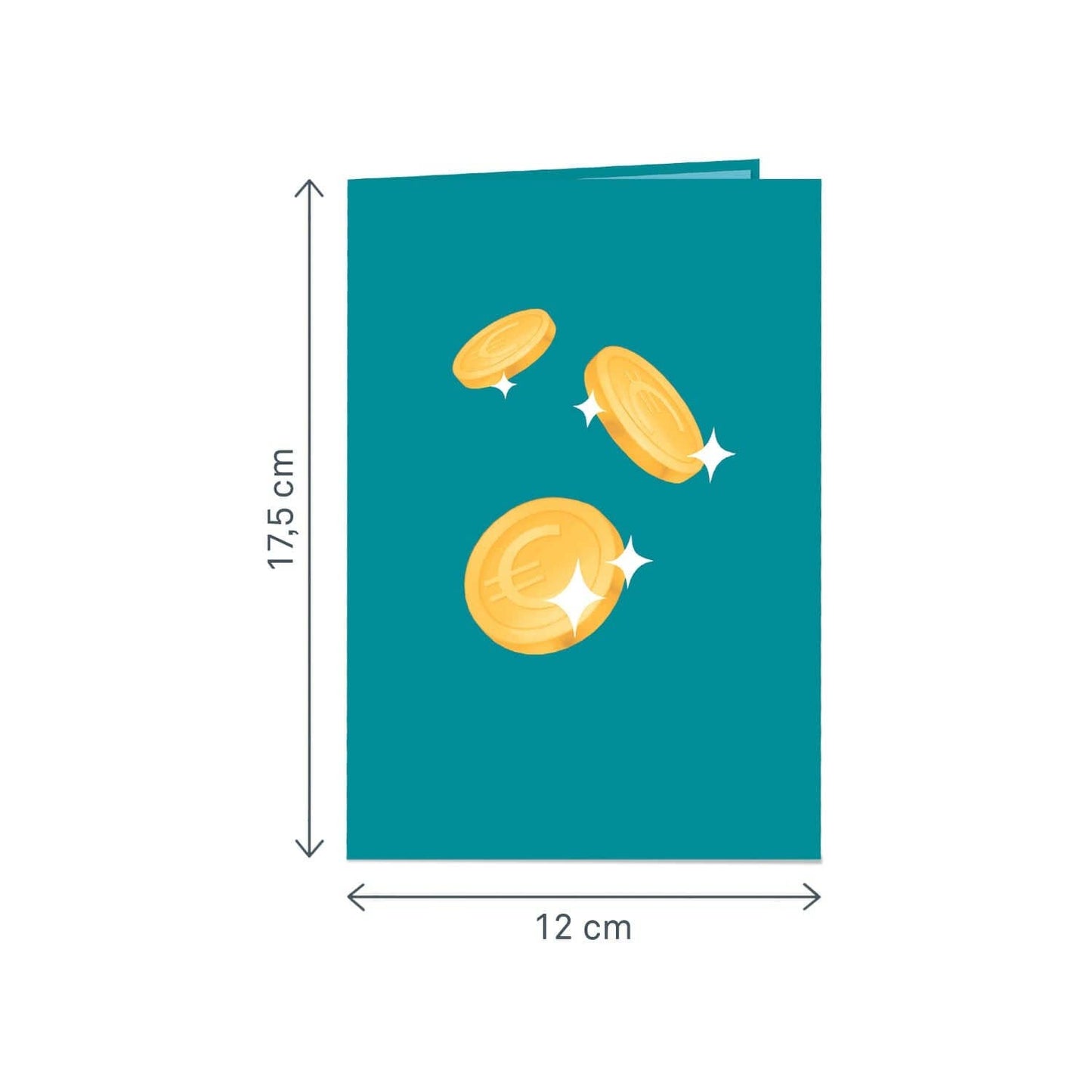 Piggy bank pop-up card