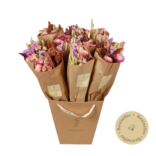 Dried Flowers - Market More - Pink