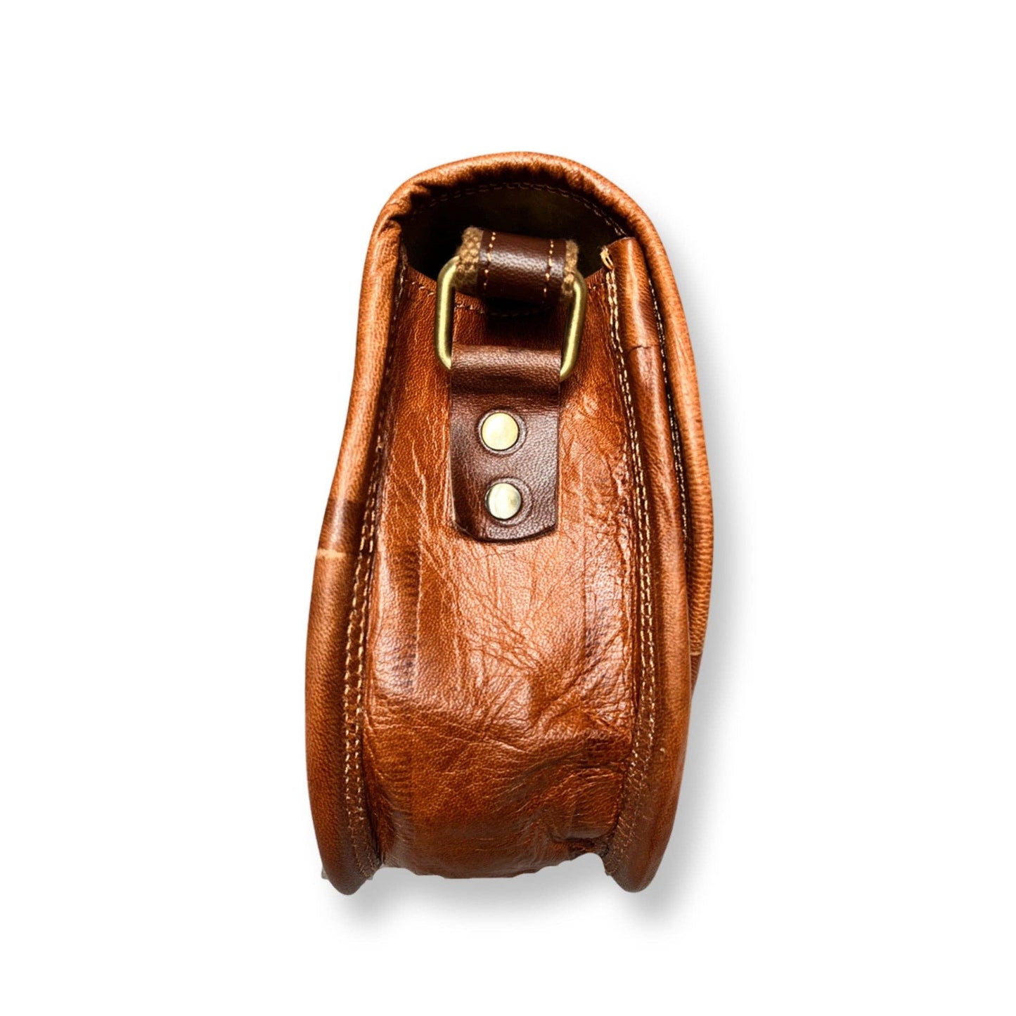 18cm leather shoulder bag