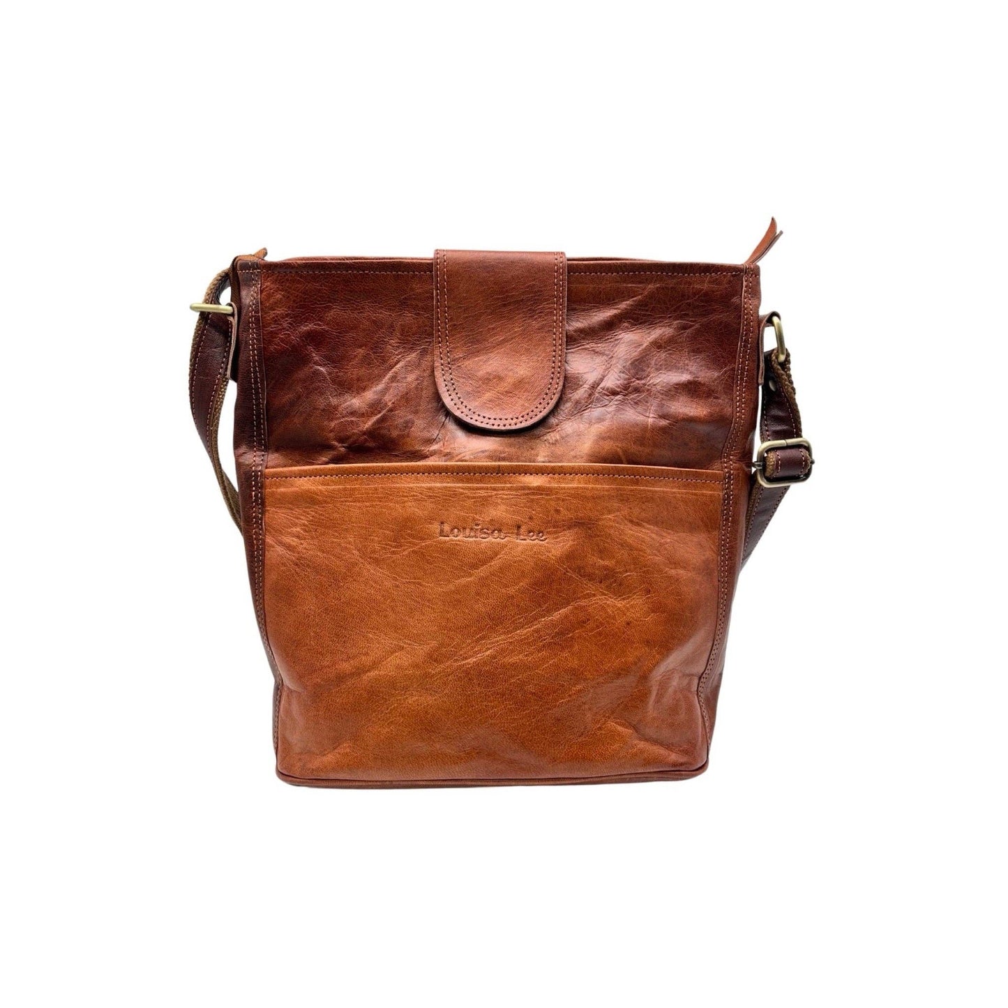 EDITH LEATHER SHOULDER BAG