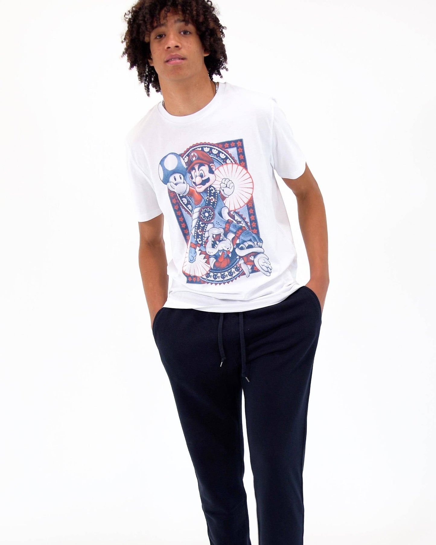 Mario Bowser T-shirt - Video game tattoo t-shirt: L