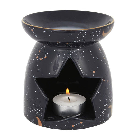 Purple Constellation Oil Burner and Wax Warmer