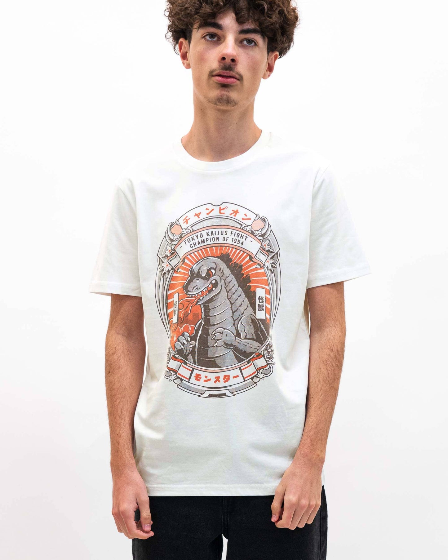 Kaiju Fighter T-shirt - Japan Manga T-shirt: M