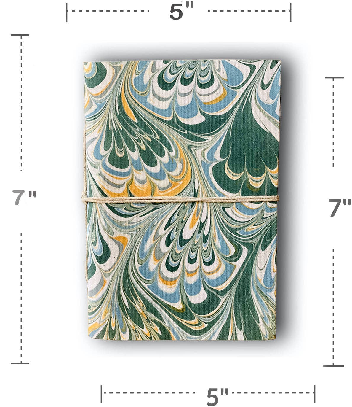 Hardcover Journal Diary Notebook with Marble Print Bahi