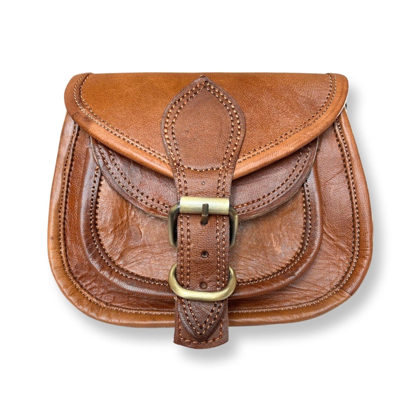 18cm leather shoulder bag