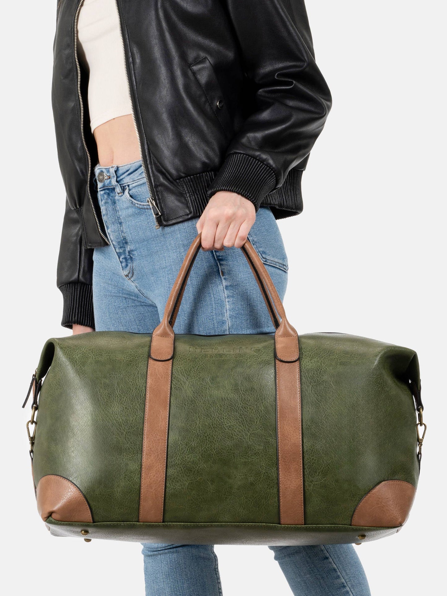 FROST - Travel bag: PEWTER GREEN