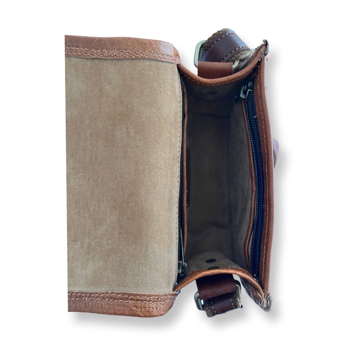 18cm leather shoulder bag