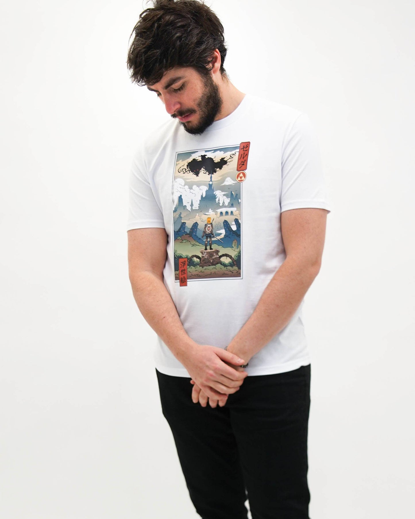 The Legend Ukiyo-e Tee - Zelda Manga Epic Tee: White / XL