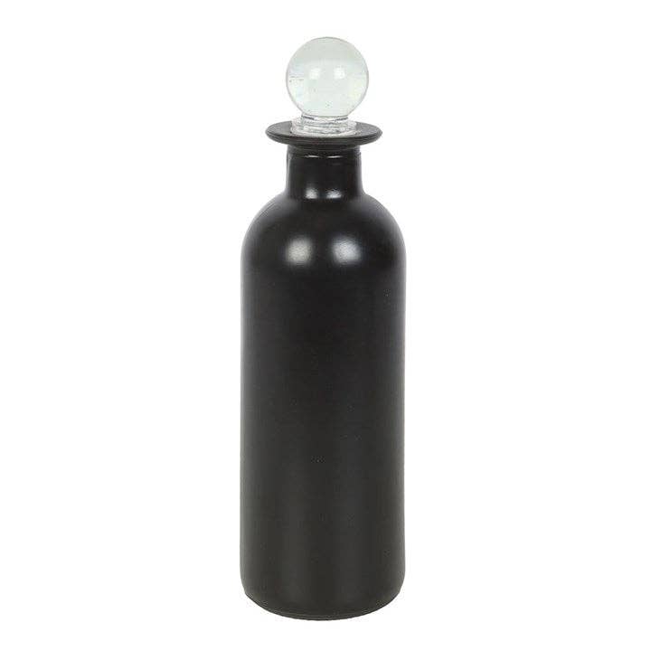 Dried Crow's Feet Decorative Gothic Glass Potion Bottle