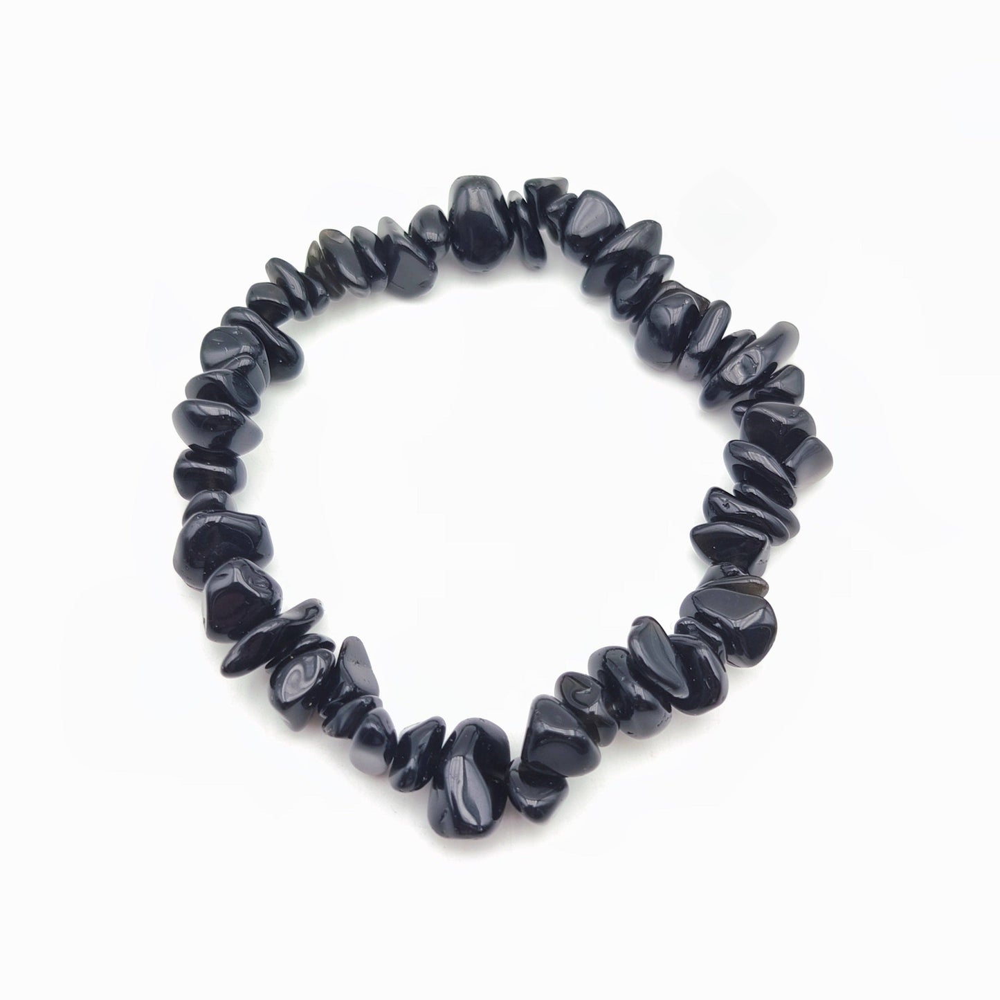 Baroque black obsidian bracelet (Women's / Children's Collection)