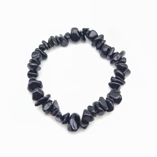 Baroque black obsidian bracelet (Women's / Children's Collection)