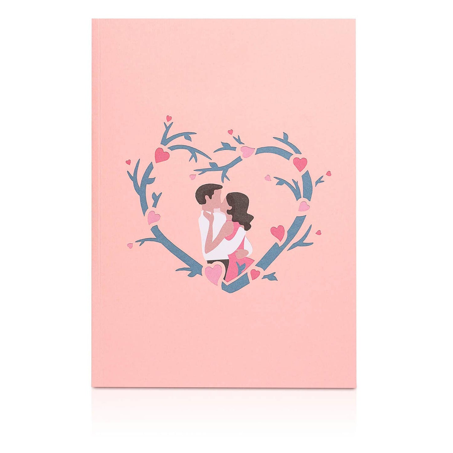 Loving couple pop-up card