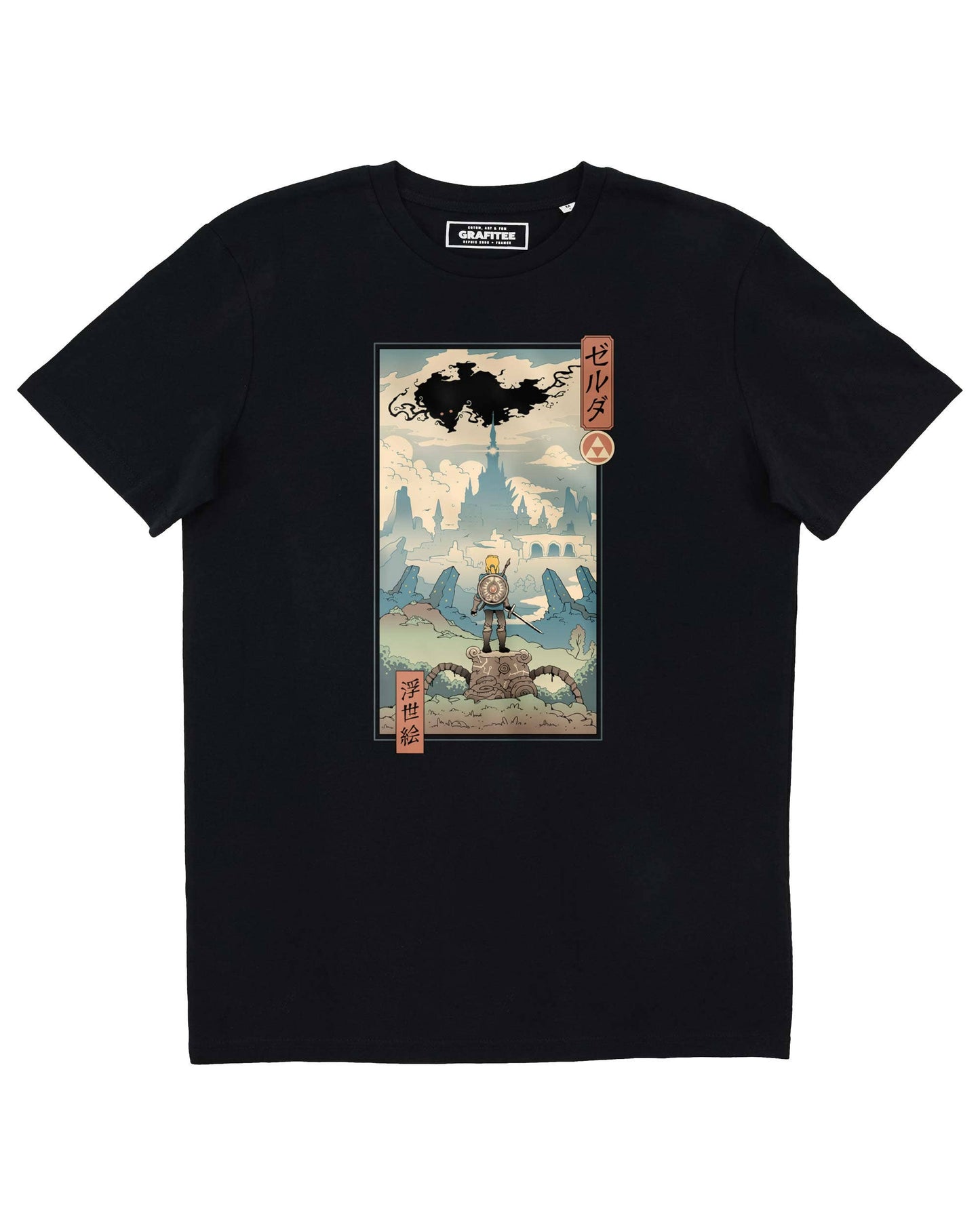 The Legend Ukiyo-e Tee - Zelda Manga Epic Tee: White / XL