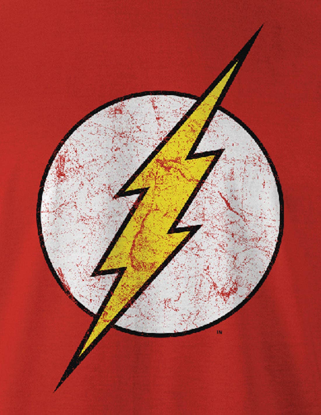 DC Comics The Flash Tee - Classic Logo: Red / S