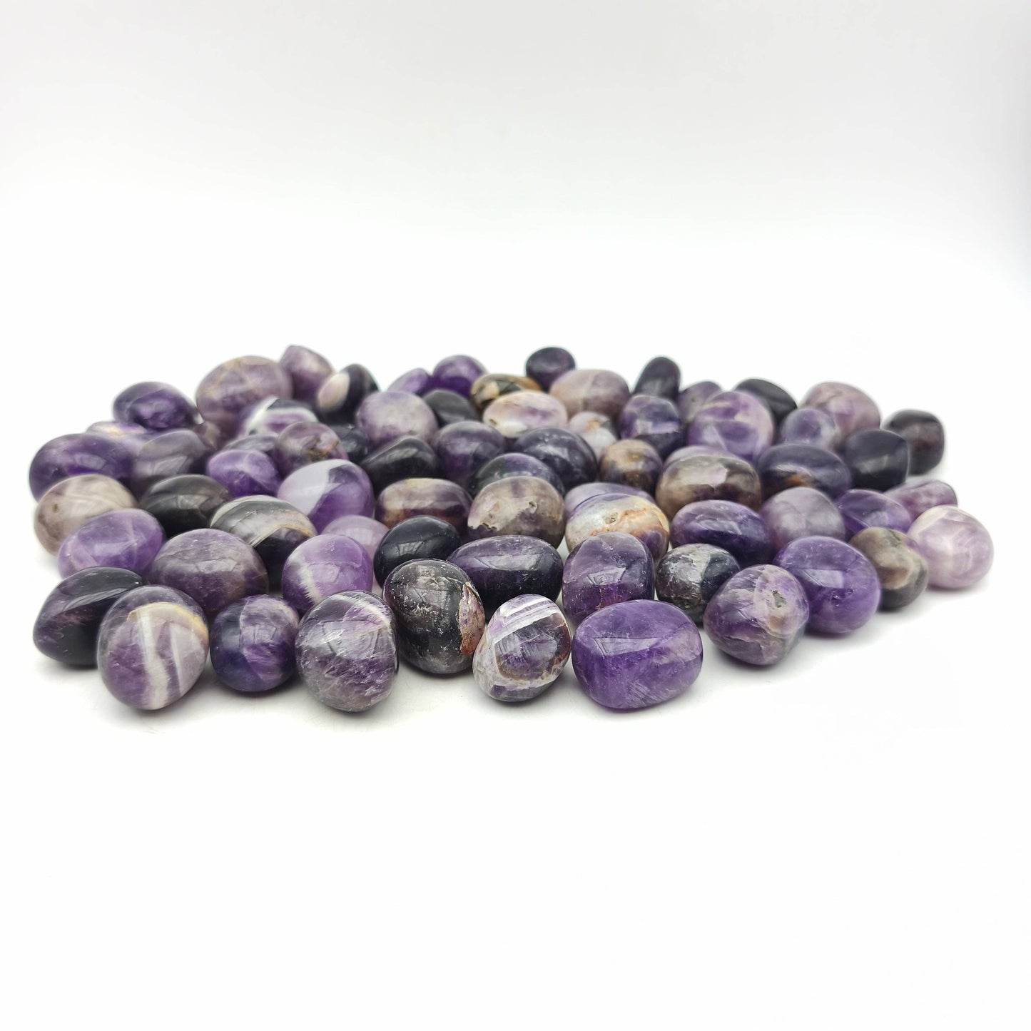 Tumbled Stones - Chevron Amethyst (200 g)