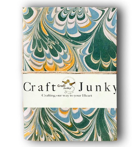 Hardcover Journal Diary Notebook with Marble Print Bahi