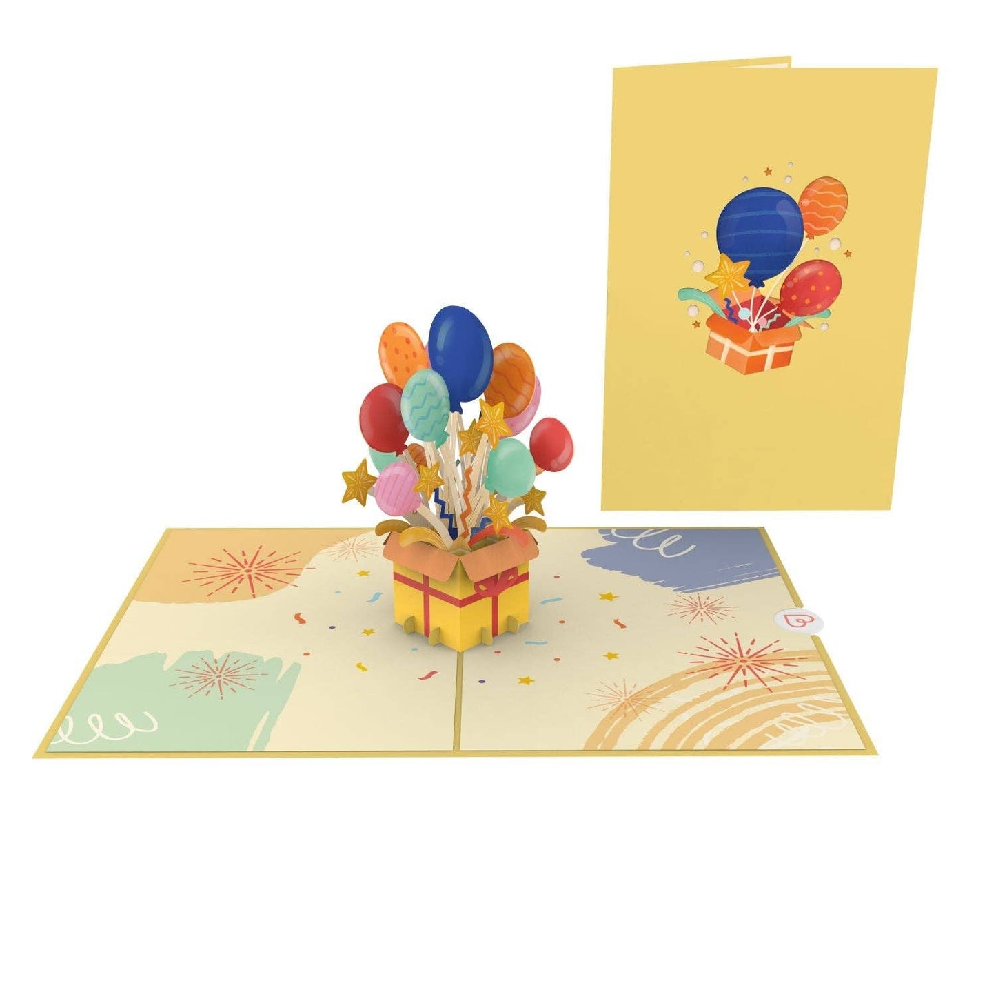 Gift box pop-up card