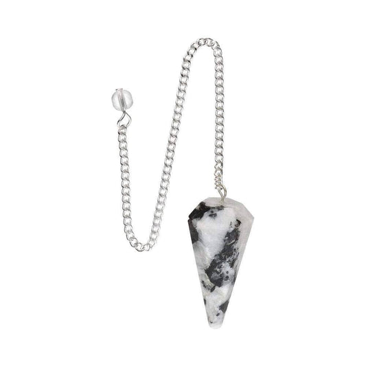 Faceted Moonstone Pendulum