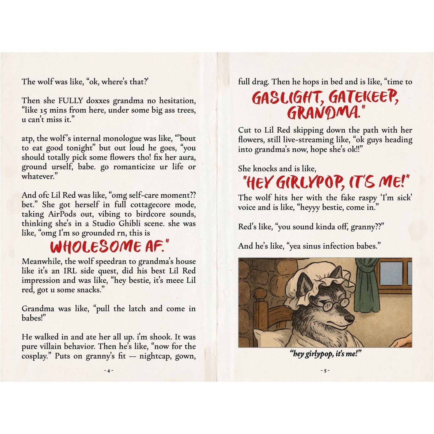 Brainrot Bedtime Stories Funny Gift Book