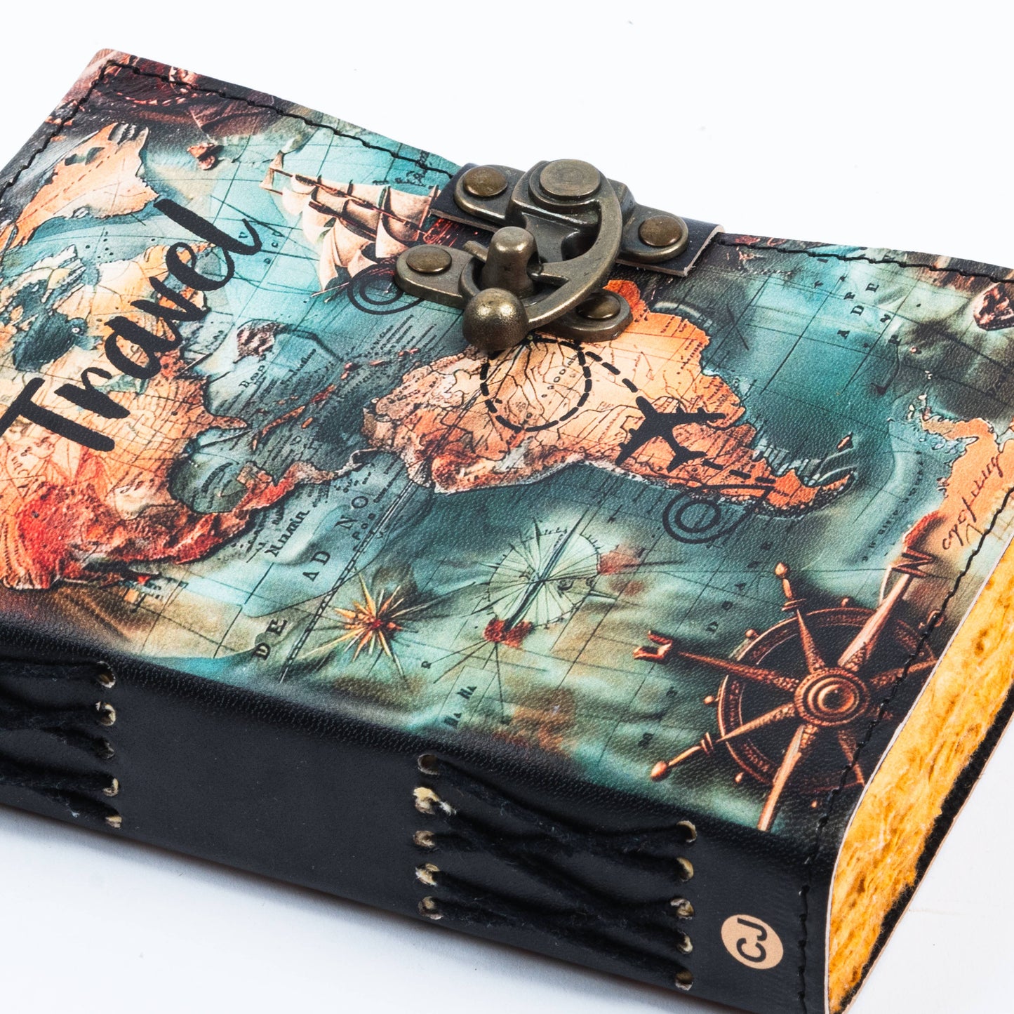 Vintage Leather Journal Notebook Diary for Travel Lovers