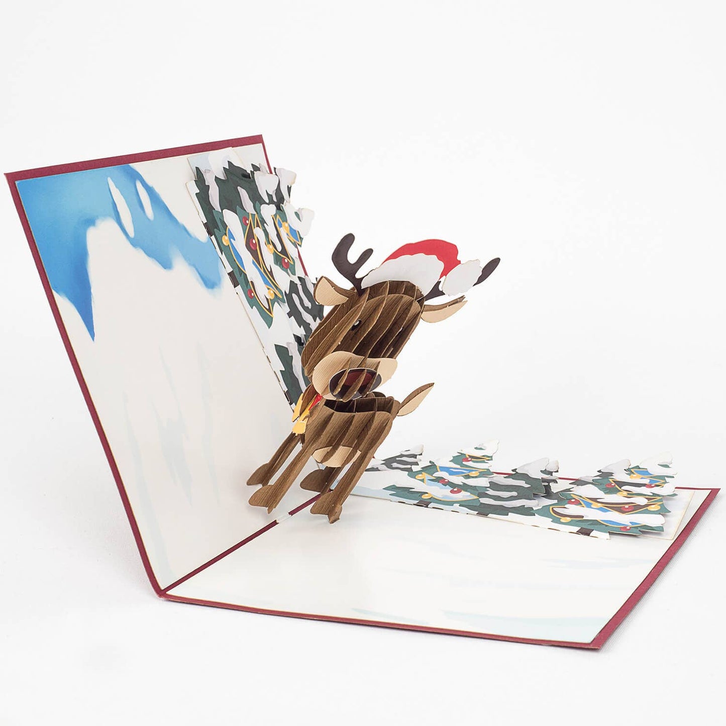 Reindeer Pop Up Card Christmas | 3D Christmas Card