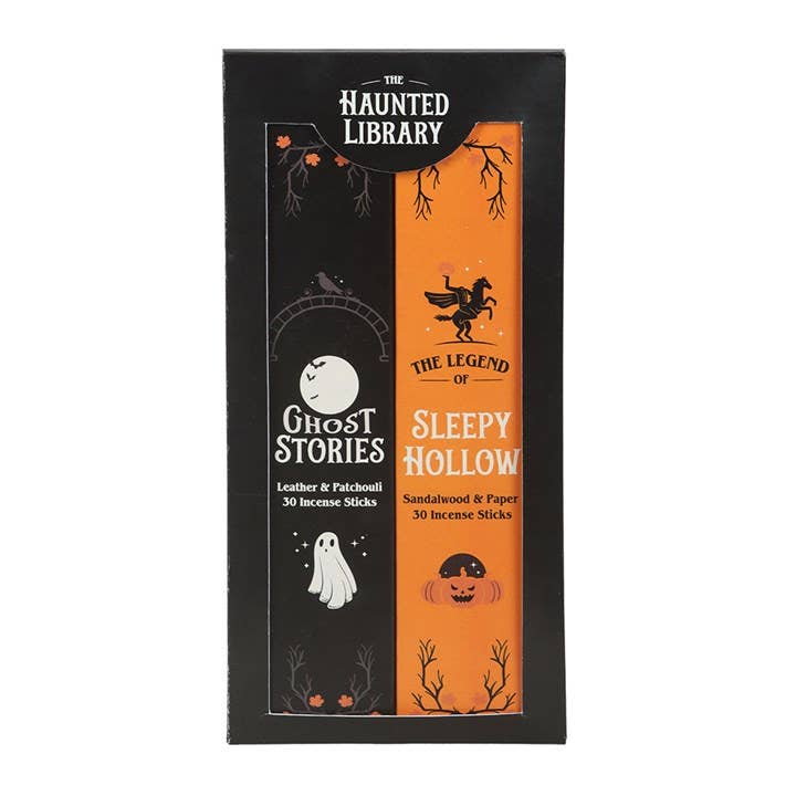 Set of 2 Haunted Library Halloween Incense Stick Packs
