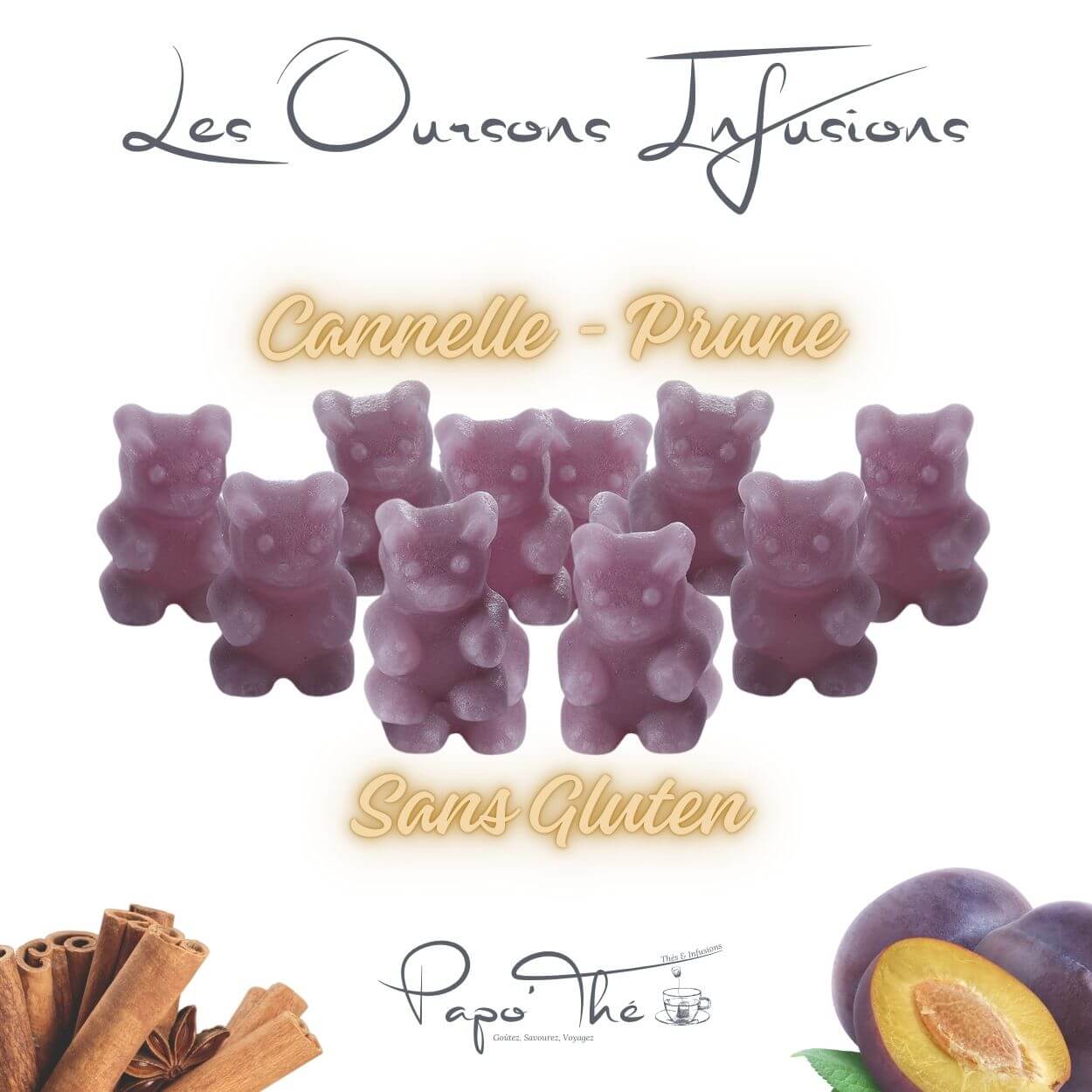 Infusion Bears / Tea Bears: Cinnamon – Plum