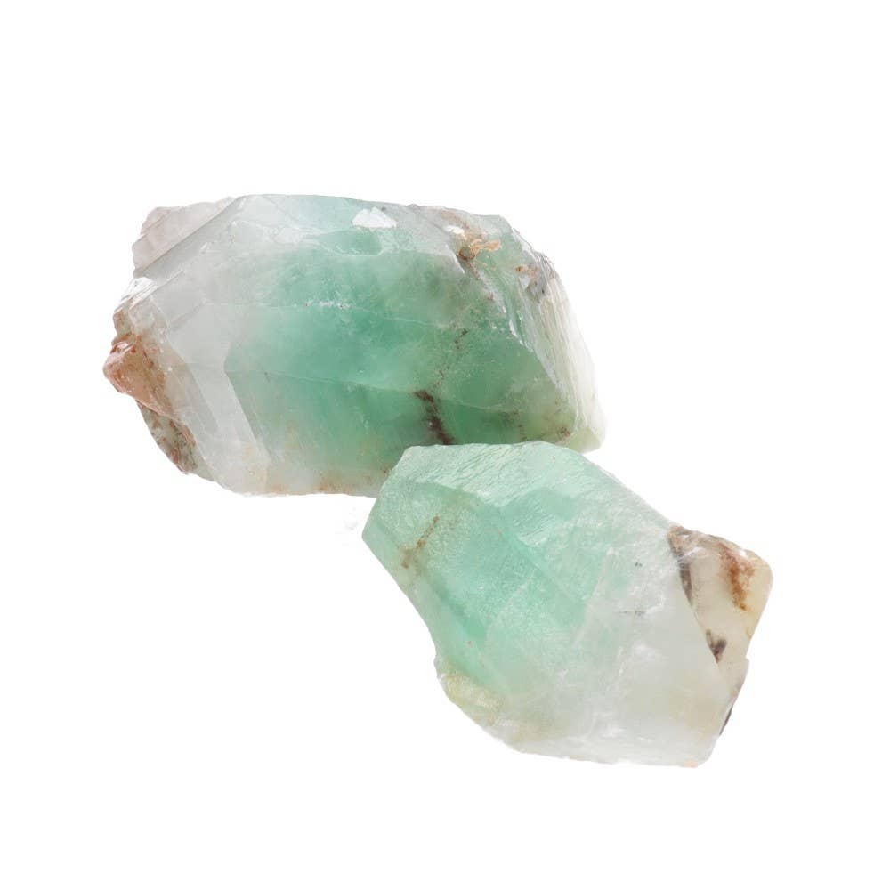 Crude Green Calcite
