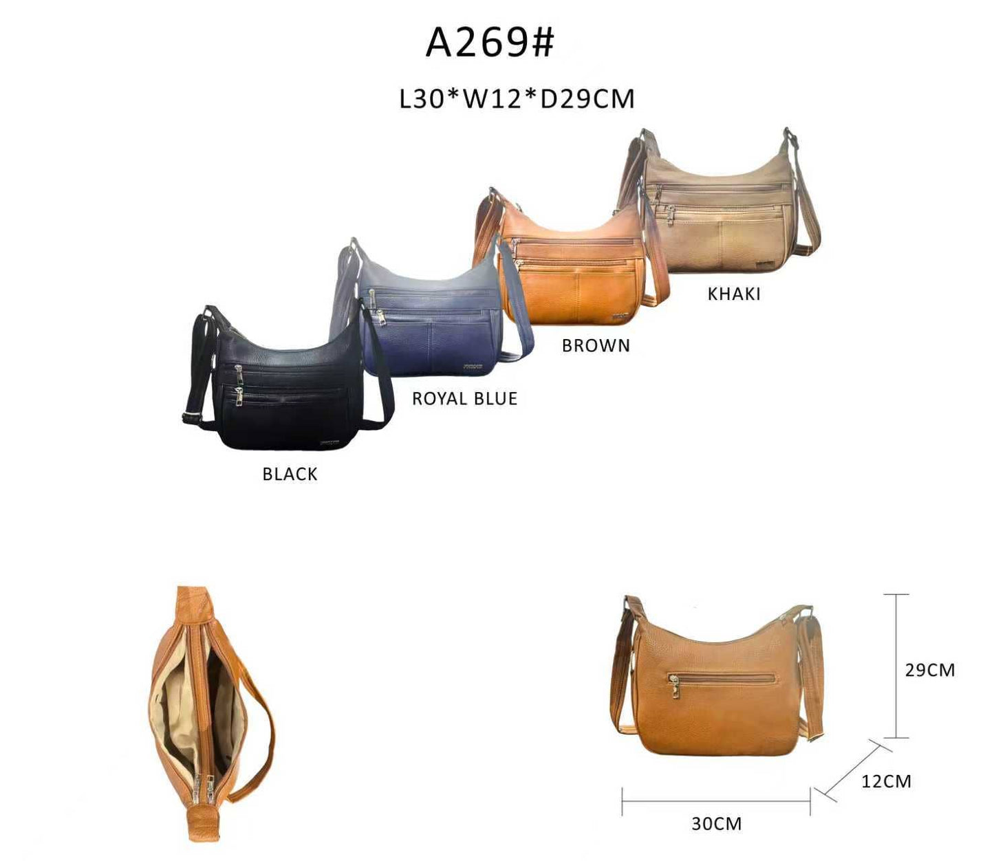 Women's shoulder bag: Noir