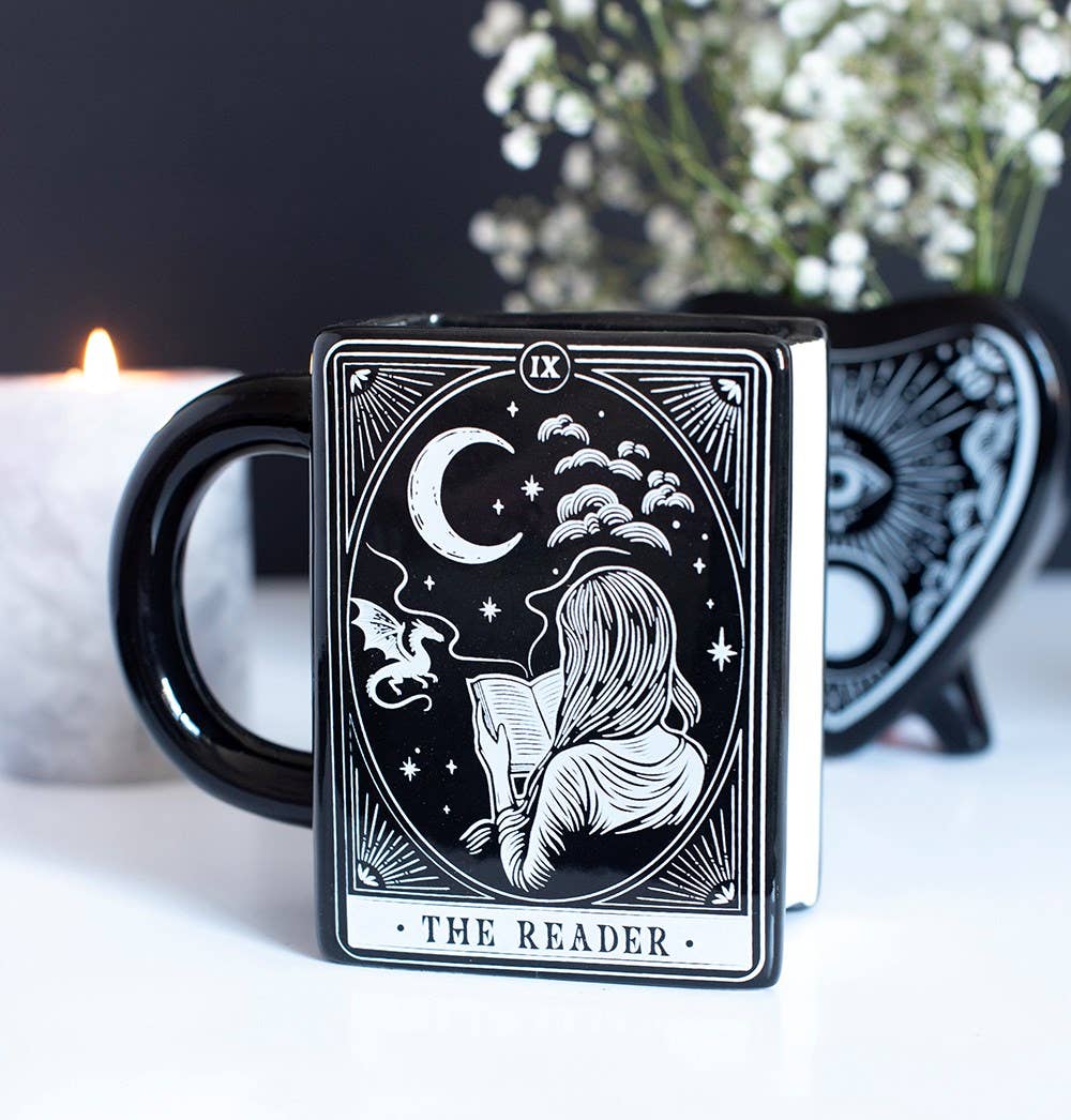 The Reader Book Shaped Mug