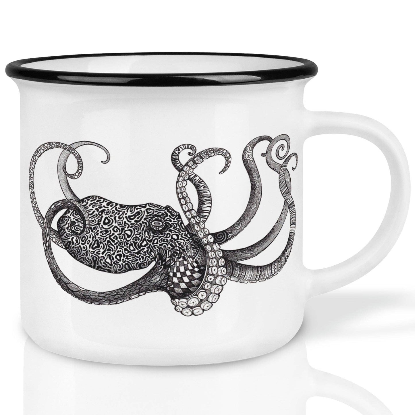 Ceramic mug — octopus