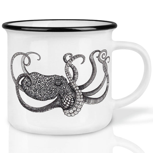 Ceramic mug — octopus