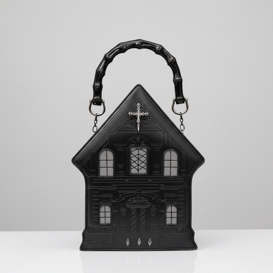 Gothic Haunted House Handbag