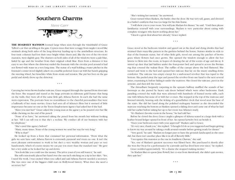 Bodies In The Library Short Stories (Gothic Fantasy)