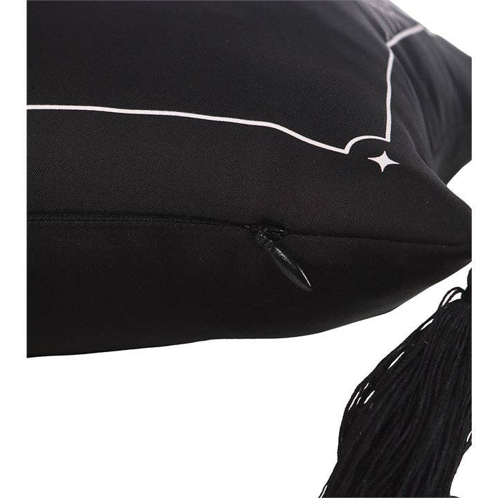 Dying to Go to Sleep Gothic Satin Cushion