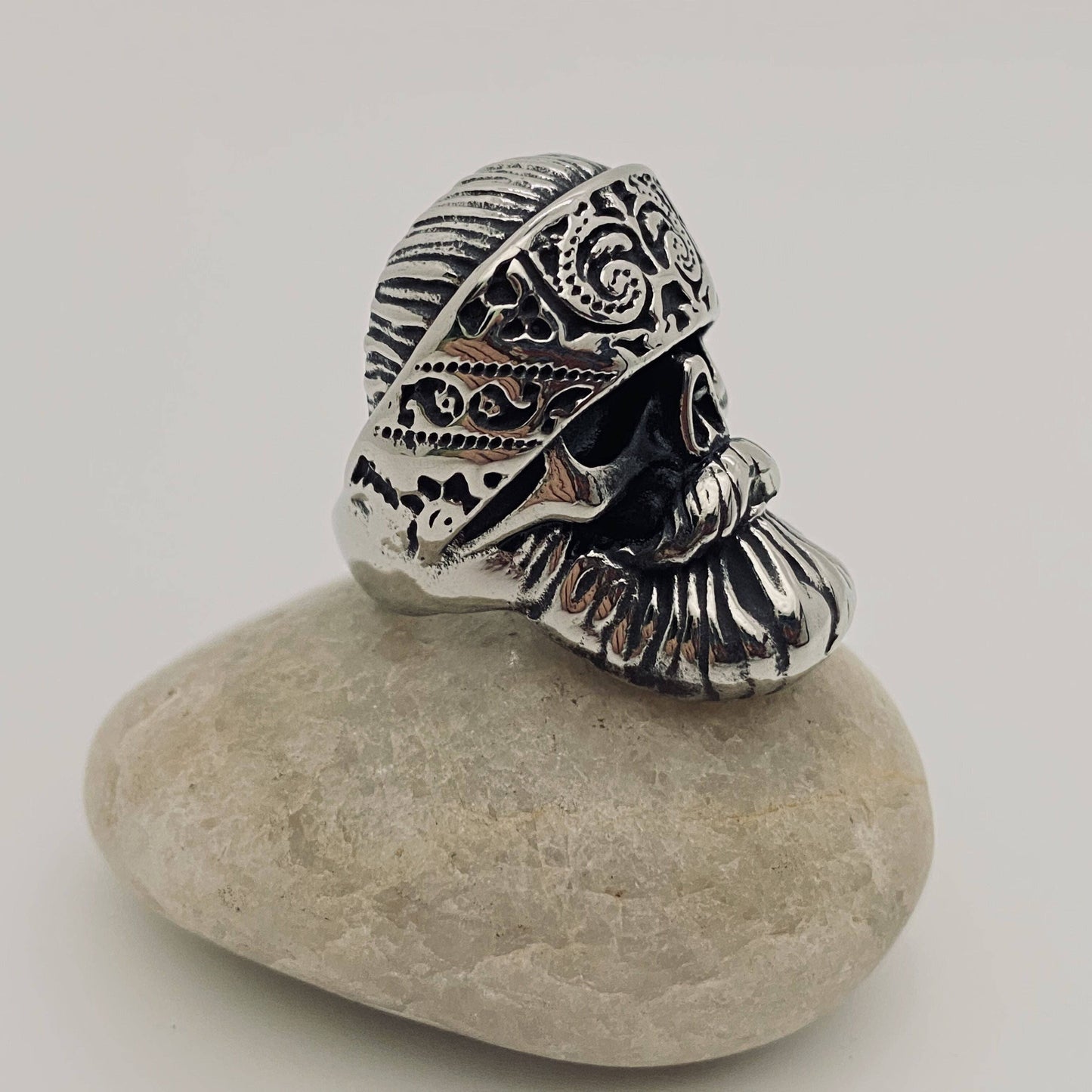 MJ/MR/GT - High Quality Men's Stainless Steel Skull Rings