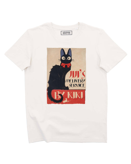 Jiji Tee - Manga Cabaret Ghibli T-Shirt: Off-White / S