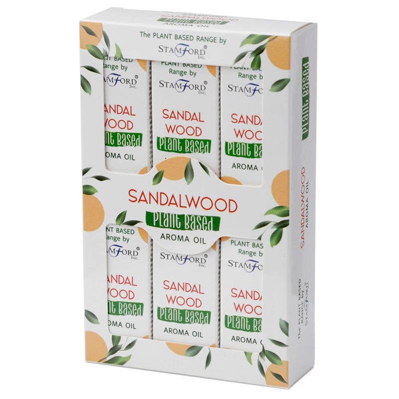 Pack of 6 Plant Based Aroma Oil - Sandalwood