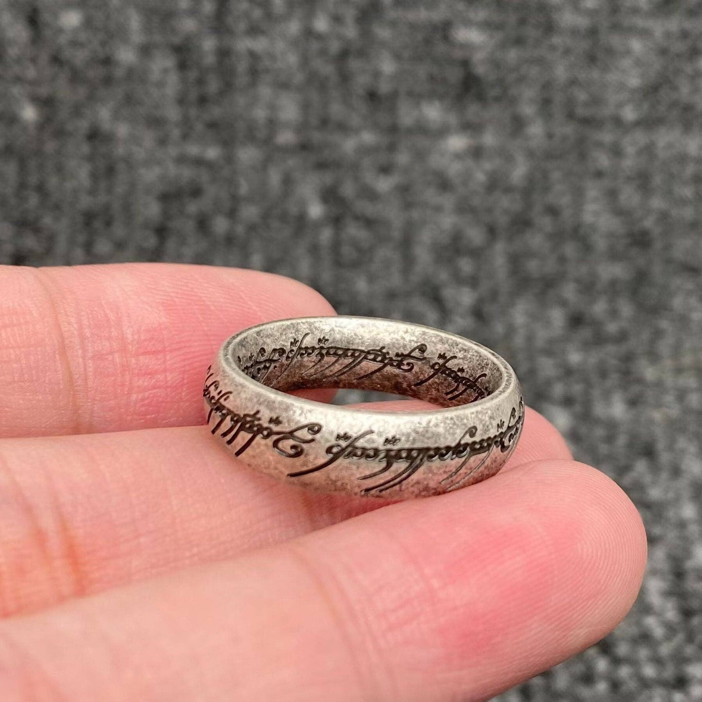 The Lord of The Rings 6mm Stainless Steel Ring - MJ/MR
