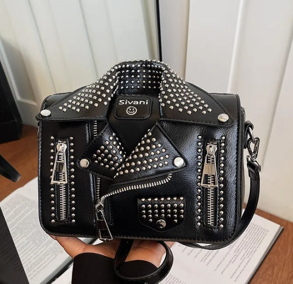 Leather Jacket Handbag